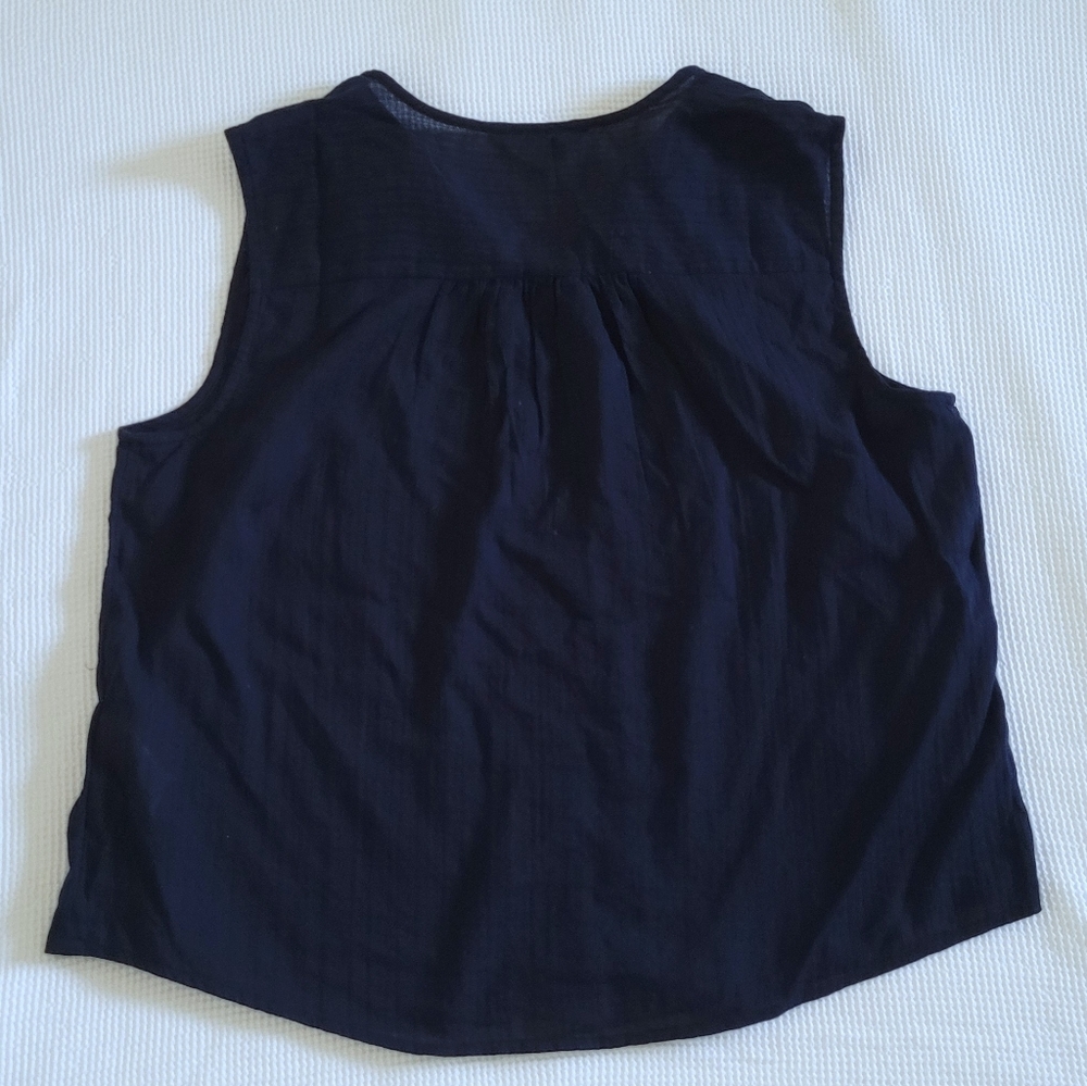 Banana🍌Republic Navy🇺🇲 Blue💙 Sleeveless Top - NWT - Picture 2 of 9